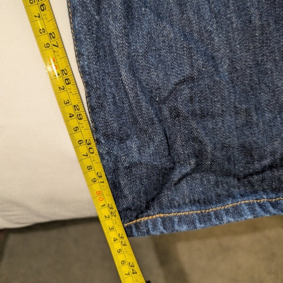 Levi's Blue Straight-Leg Jeans Classic Denim 36x34 - Picture 6 of 8